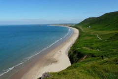 The day that Rhossili Bay won the accolade of UK's best beach in June 2010